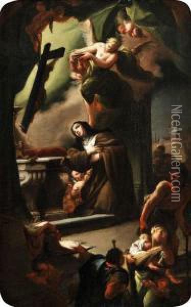 Sv. Alzbeta Oil Painting - Paul Troger