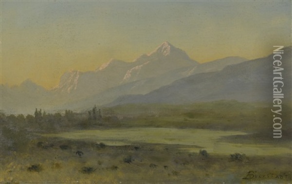 Owens Valley, California Oil Painting - Albert Bierstadt