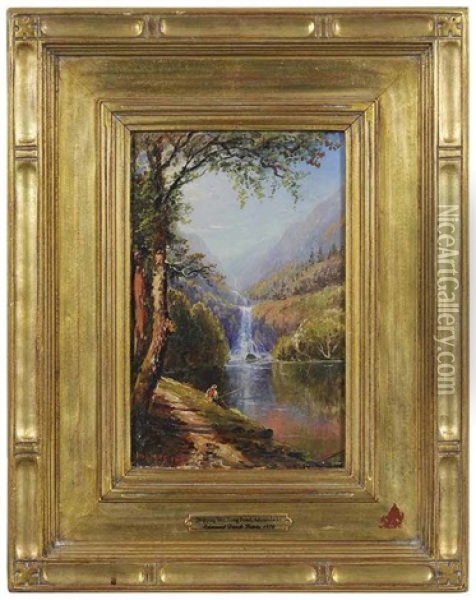 Dripping Wet, Long Pond, Adirondacks Oil Painting - Edmund Darch Lewis