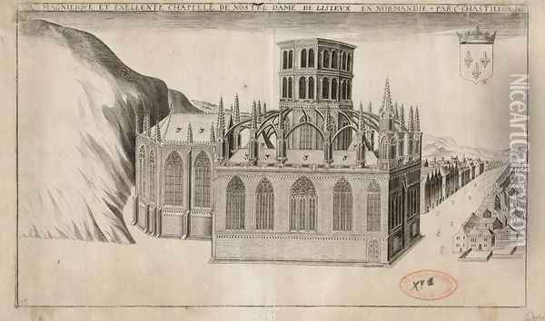 The Chapel of Notre-Dame de Lisieux 1615 Oil Painting - Claude Chastillon