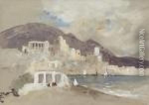 View Of Anacapri Oil Painting - Hercules Brabazon Brabazon