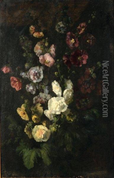 Composition Florale Oil Painting - Jean Benner