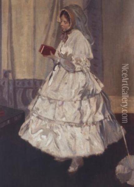 Early Editions Oil Painting - Frederick William Leist