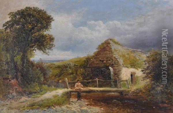 The Mill Stream Oil Painting - Paul H. Ellis