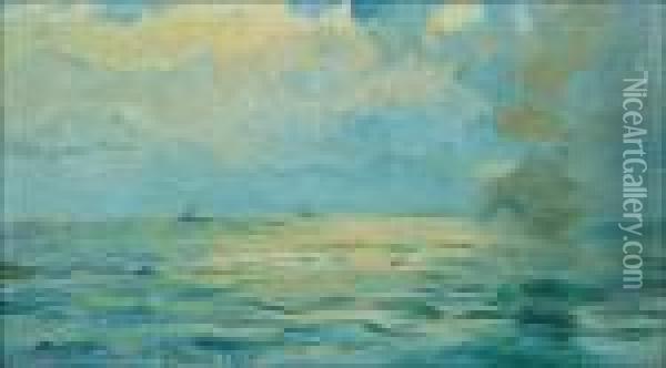 The Sea Of Aland Oil Painting - Victor Westerholm