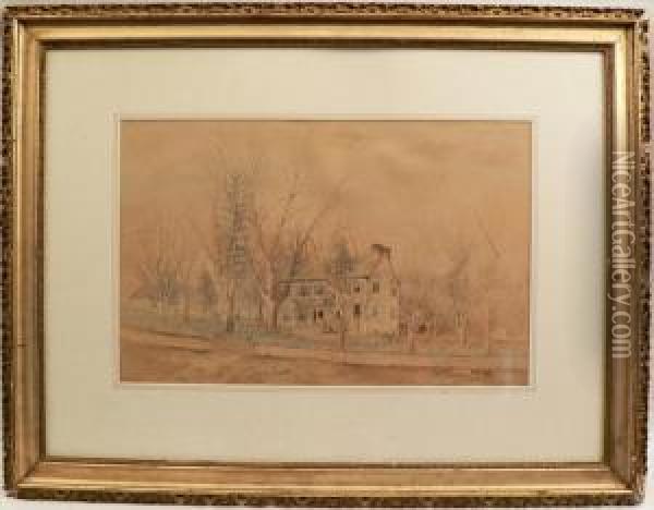 Depicting The Chester County Oil Painting - C.S. Yarnall