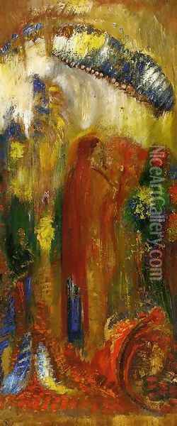 The Sermon Oil Painting - Odilon Redon
