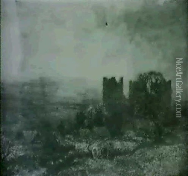 Bolton Castle Oil Painting - George Graham