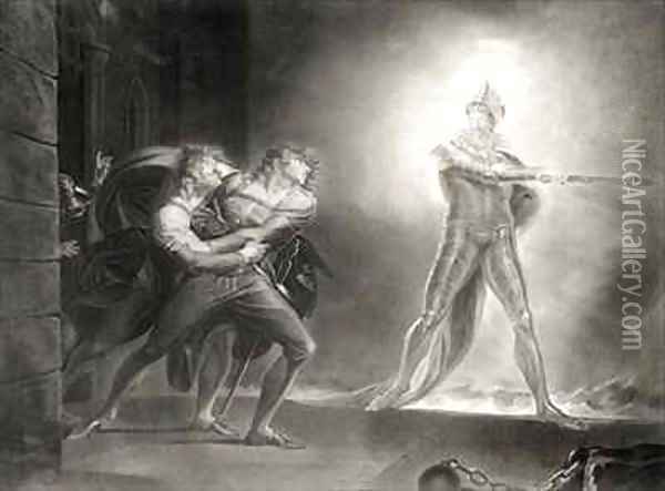 Hamlet Act I Scene IV by William Shakespeare Oil Painting - Johann Henry Fuseli