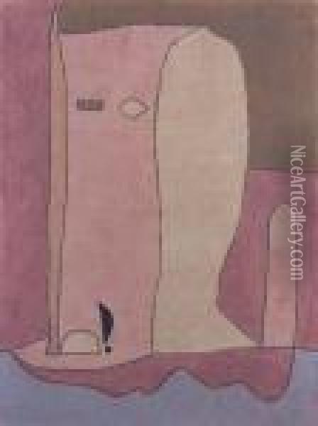 Gartenfigur
Signe 'klee' Oil Painting - Paul Klee