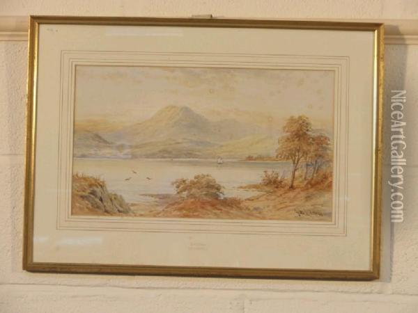Loch Ness Oil Painting - John Davison Liddell