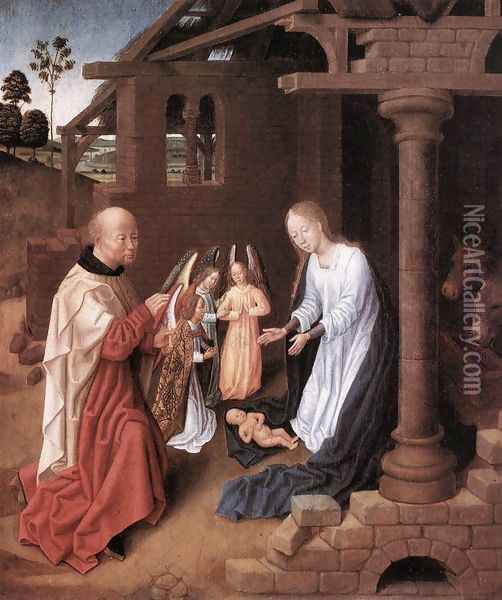 Nativity 1475-1500 Oil Painting - Flemish Unknown Masters
