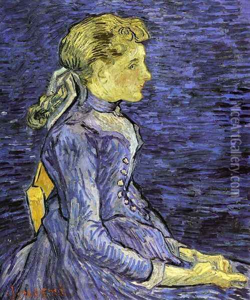 Portrait Of Adeline Ravoux II Oil Painting - Vincent Van Gogh