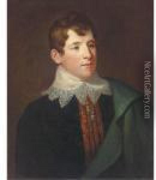 Portrait Of Charles Kemble (1775 Oil Painting - John Russell