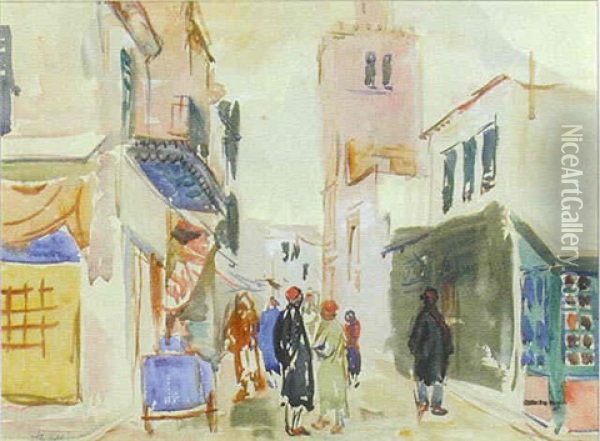 Vue Du Village De Barbizon Oil Painting - Nicolae Grigorescu