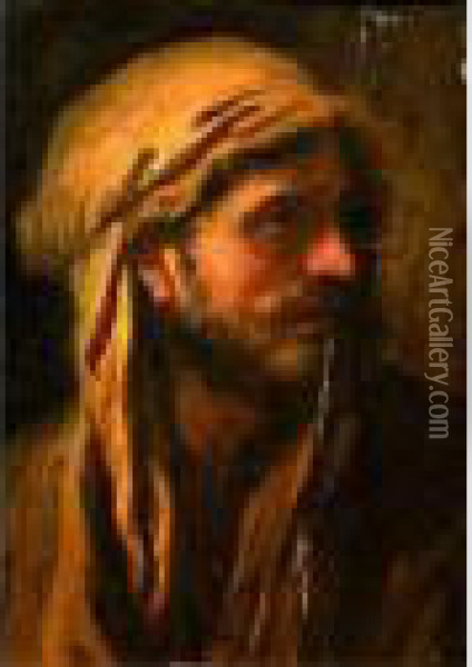 Homme Au Turban Oil Painting - Sebastiano Ricci
