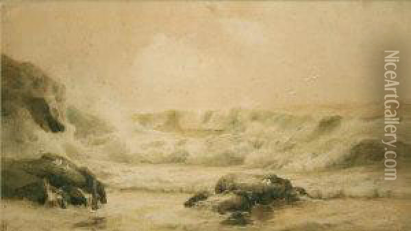 Coastal Scene Oil Painting - Helen O'Hara