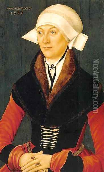 Portrait of a Woman 2 Oil Painting - German Unknown Masters