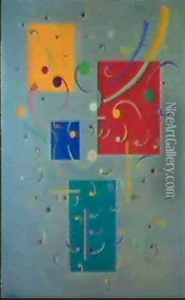 Circuit Oil Painting - Wassily Kandinsky