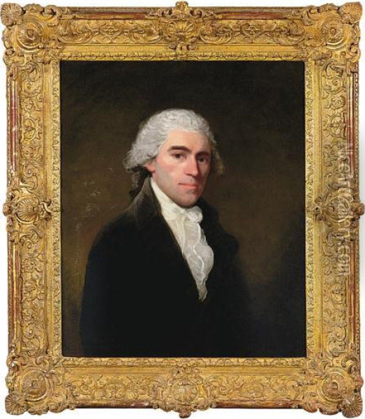 Ritratto Di Thomas Jefferson Oil Painting - Gilbert Stuart
