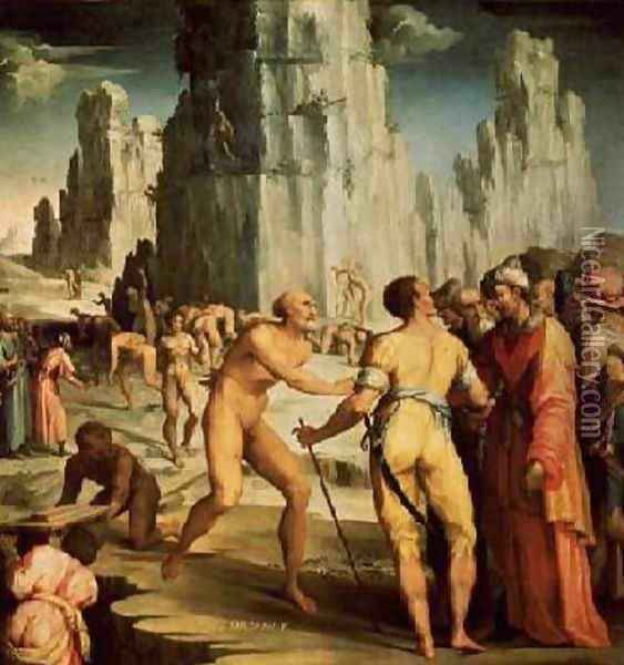 The Diamond Mine 1570-71 Oil Painting - da San Friano Maso