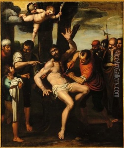 Martirio Di San Bartolomeo Oil Painting -  Caravaggio