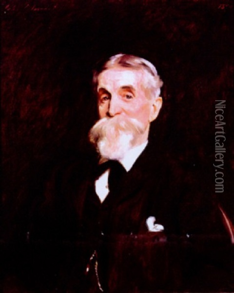 Portrait Of Benjamin Kissam Oil Painting - John Singer Sargent