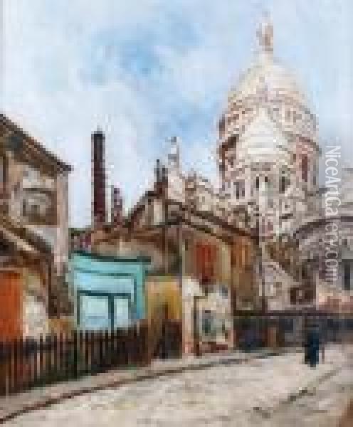 Paris, Montmartre Oil Painting - Marcel Leprin