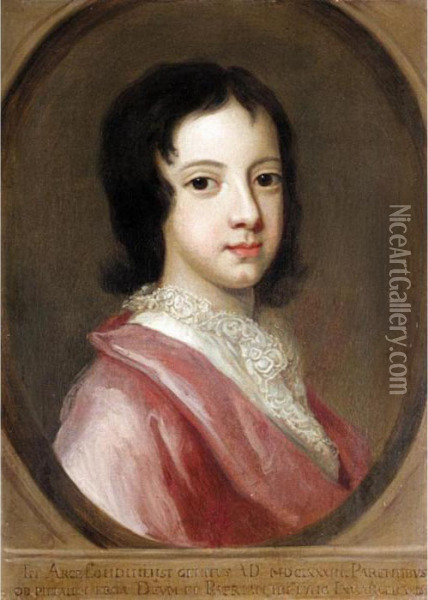 Portrait Of A Boy Oil Painting - Sir Godfrey Kneller