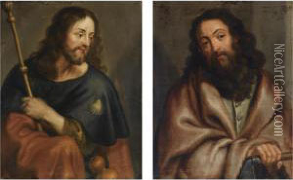 Saint Matthew Oil Painting - Jan Verhoeven