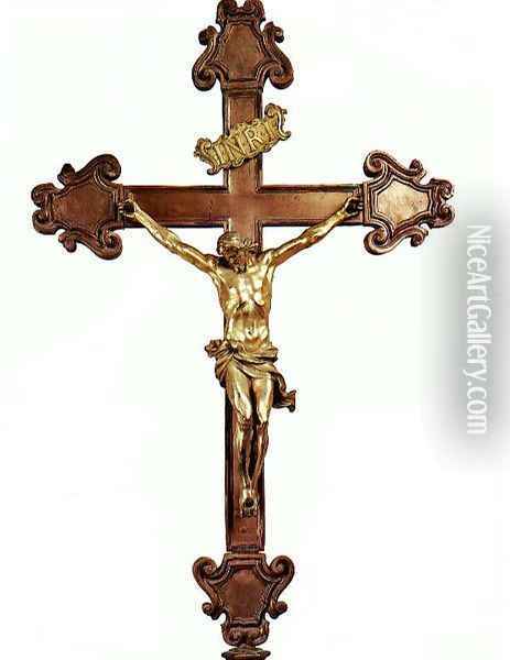 Altar Cross Oil Painting - Gian Lorenzo Bernini