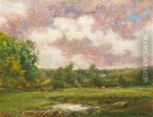Showery Weather Oil Painting - Arthur Dawson