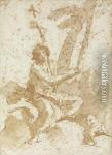 Saint John The Baptist Oil Painting - Giovanni Battista Tiepolo