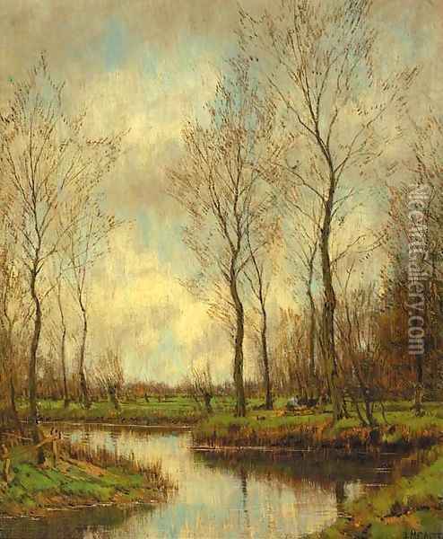 Early Spring Oil Painting - Arnold Marc Gorter