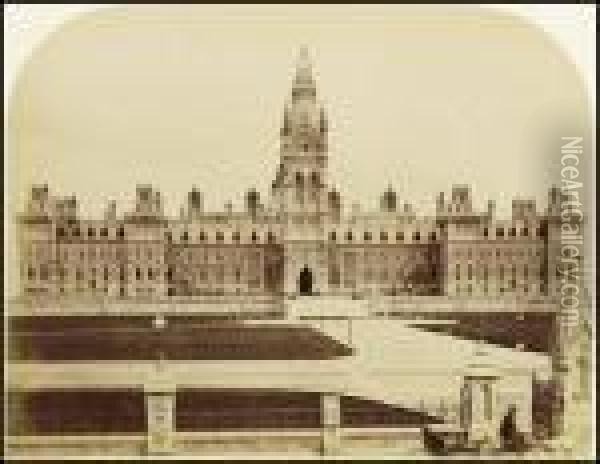 Parliament Building, Ottawa Oil Painting - William Mcfarlane Notman