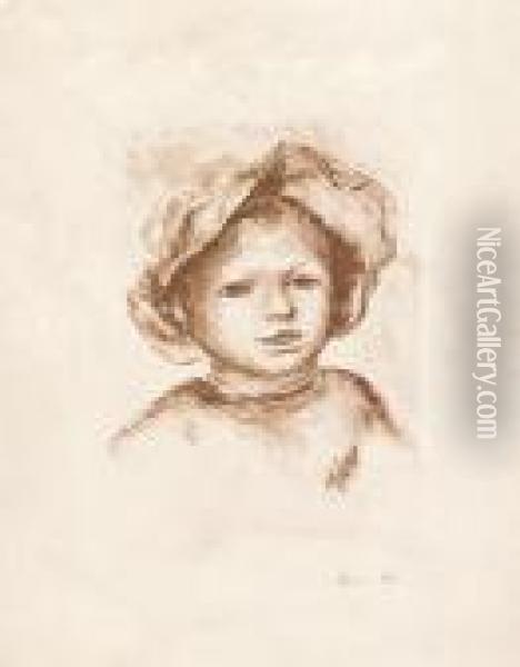 Pierre Renior, De Face. Oil Painting - Pierre Auguste Renoir