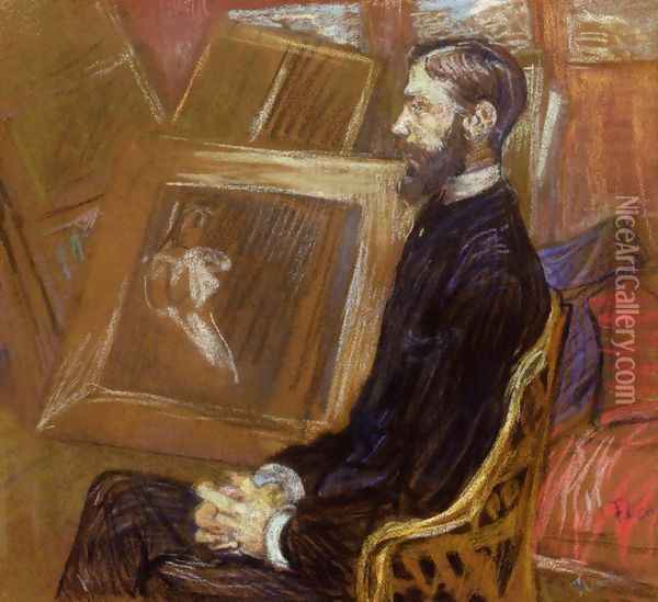 Portrait of Georges-Henri Manuel Oil Painting - Henri De Toulouse-Lautrec