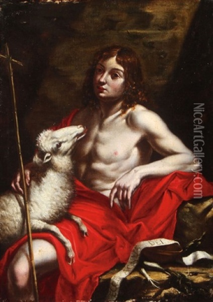 John The Baptist Oil Painting - Jusepe de Ribera