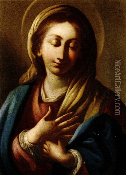 Virgen Maria Oil Painting - Paolo de Maio