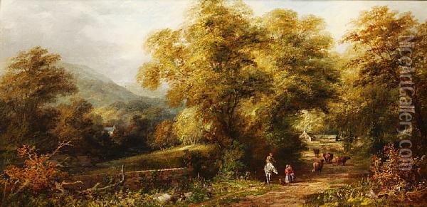Between Penrith And Ullswater Oil Painting - Edward Partridge