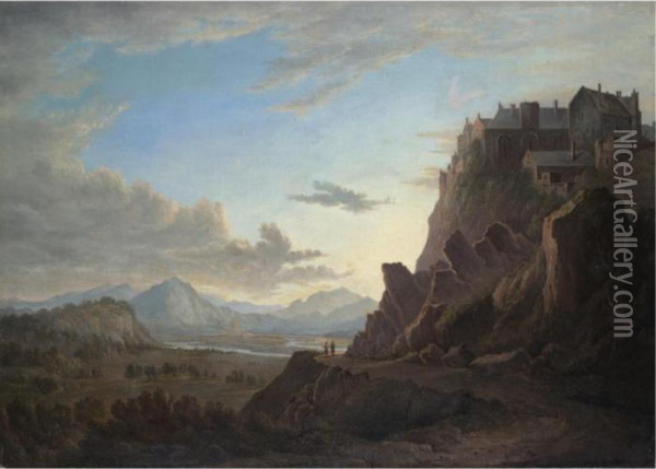 A View Of Stirling Castle Oil Painting - Alexander Nasmyth