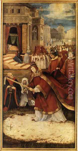 Establishment of the Santa Maria Maggiore in Rome Oil Painting - Matthias Grunewald (Mathis Gothardt)
