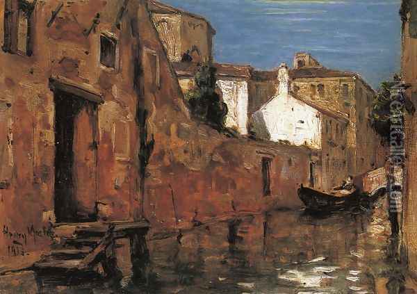 Rio Aguirvate Oil Painting - Henry Mosler