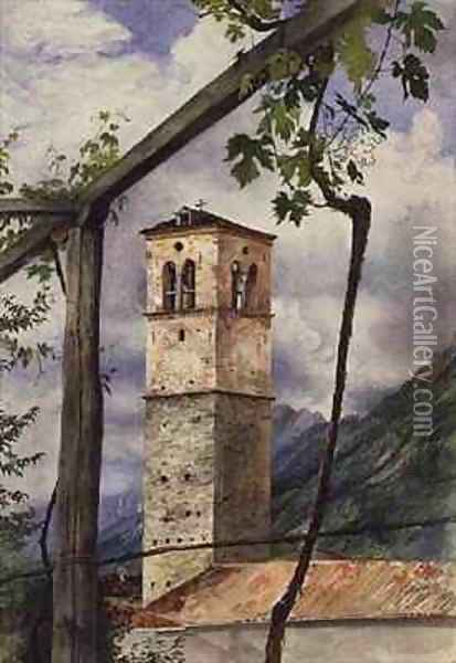 Santa Maria degli Angeli Lugano Oil Painting - Ada Dundas