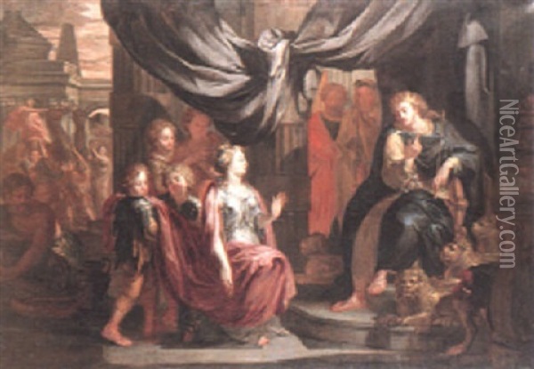The Arrival Of The Queen Of Sheba Oil Painting - Gerard de Lairesse