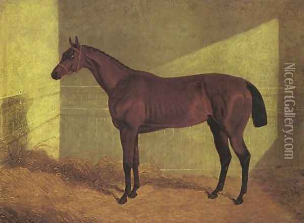 Matilda Winner St Leger 1834 Oil Painting - John Frederick Herring Snr