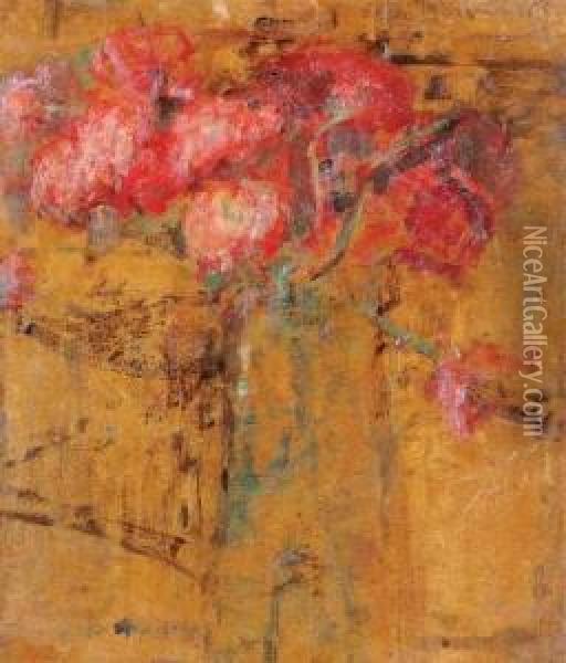 Bouquet Defleurs Oil Painting - Olga Boznanska