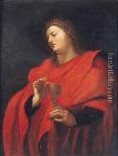 San Juan Evangelista Oil Painting - Peter Paul Rubens