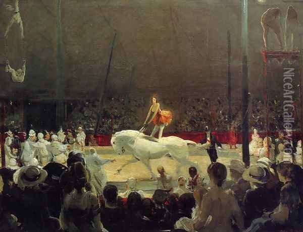 The Circus Oil Painting - George Wesley Bellows