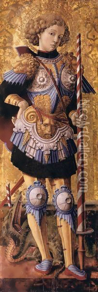 St George Oil Painting - Carlo Crivelli